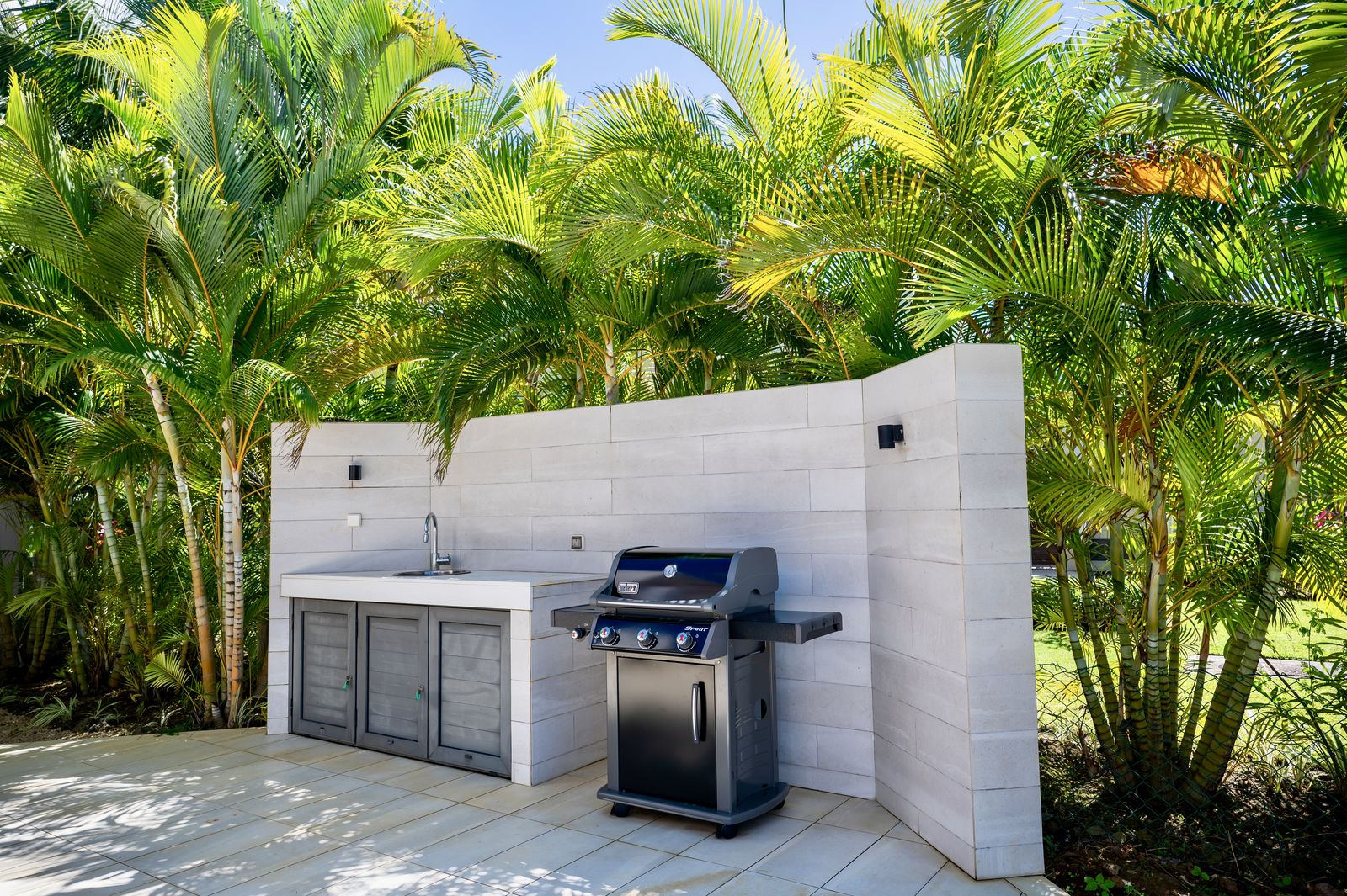 La cuisine d'été et son barbecue